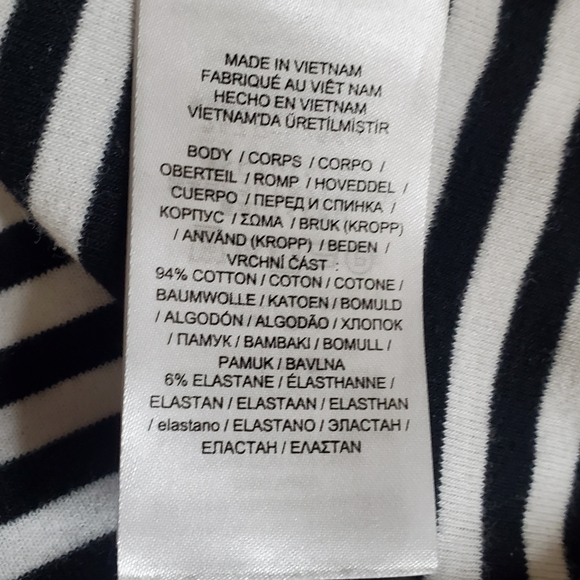 Lauren Ralph Lauren Women's White & Black long sleeve crew neck top Size XL - Picture 7 of 10